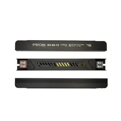 Блок живлення 12v 5а 60w ip20 Slim PRO фото