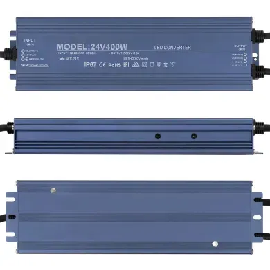 Блок живлення 24v 16,7а 400w ip67 Преміум фото