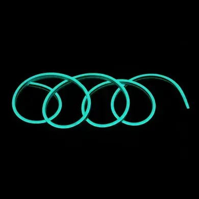 Гнучкий LED неон 12v 6*12мм 1см Зелений Марс фото