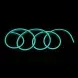 Гнучкий LED неон 12v 6*12мм 1см Зелений Марс фото