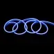 Гибкий LED неон 24v 6*12мм синий