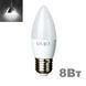 LED лампочка E27 C37 8вт 4100К фото