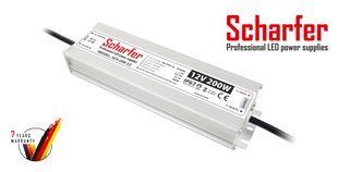 Блок живлення Scharfer 12v 16,7а 200w ip67 гарантія 7 років фото