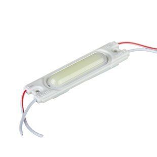 LED модуль 12v COB 2w Теплый с линзой фото