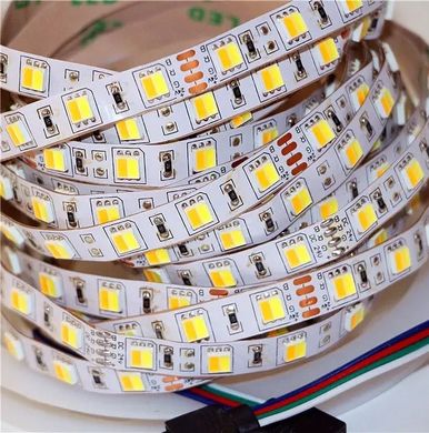 Світлодіодна LED стрічка CCT 12v SMD5050 60led ip20 фото