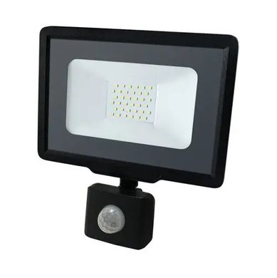 LED прожектор с датчиком движения 50Вт фото