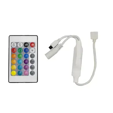 RGB Контролер Bluetooth Tuya 6А з ІЧ пультом фото
