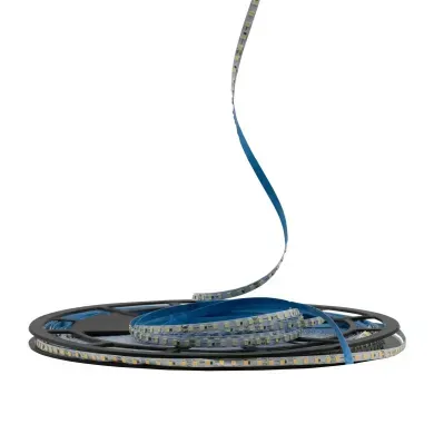 Світлодіодна стрічка S-type 24v 6mm 2835 120led/m ip20 зелений фото