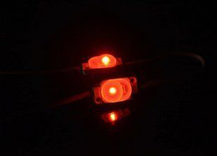 Светодиодный модуль SHINE 12v 1led 0,5w с линзой Красный фото