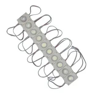 Светодиодный модуль торцевой 12v 1led 3030 2,4w с линзой Белый PRO фото