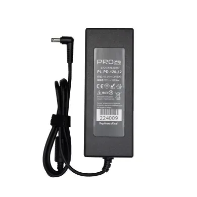 Блок живлення 12v 10а 120w Пластиковий Преміум фото