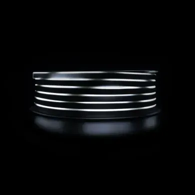 Гибкий LED неон 24v 6*12мм Бегущая волна Белый