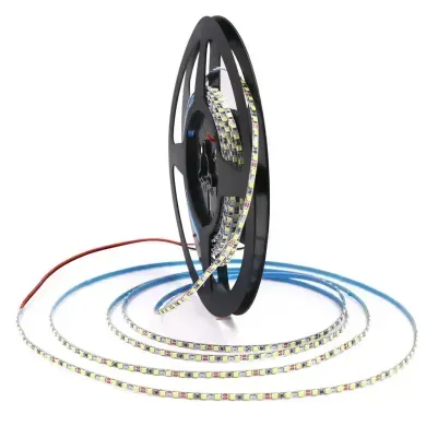 Світлодіодна LED стрічка 4мм 12v 2835 120led/m ip20 Білий фото