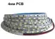 Світлодіодна LED стрічка 4мм 12v 2835 120led/m ip20 Білий фото