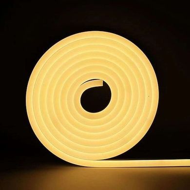 Гнучкий LED неон 220v Теплий 1 метр комплект