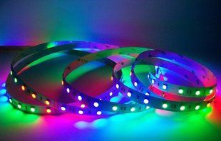 Светодиодная LED лента RGB Бегущая волна 12v 54led/m ip20 фото