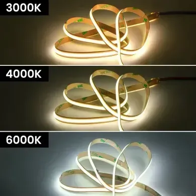 LED лента COB 24v 720д/м FREE CUT белый фото