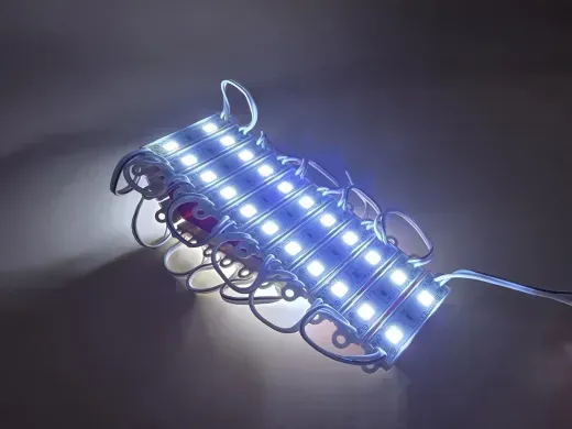 Светодиодный модуль 12v 5050 2led 0,72w 6000К Холодный фото