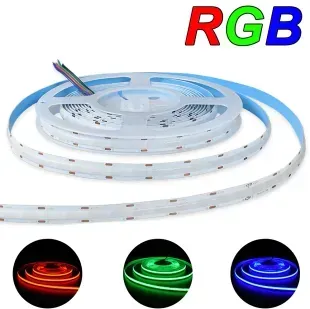 Світлодіодна LED стрічка COB 12v RGB 810led/m фото