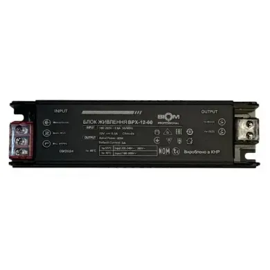 Блок живлення Professional 12v 5а 60w ip20 фото