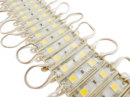Светодиодный модуль 12v 5050 2led 0,72w 6000К Теплый фото