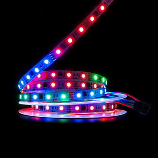 Світлодіодна LED стрічка RGB Smart 12v 60led/m ip20 фото