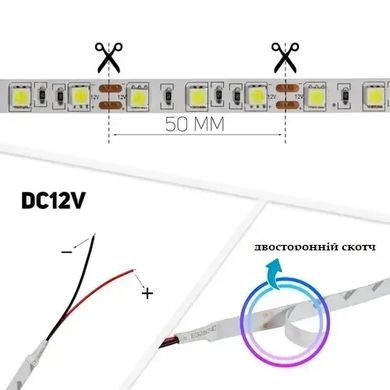 Світлодіодна LED стрічка 12v 5050 60led/m ip65 рожевий Стандарт фото