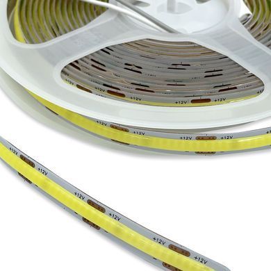 Светодиодная лента COB 12v 480led теплый фото