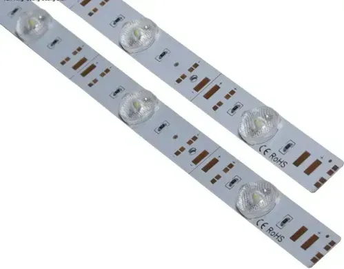 LED линейка 12v 3030 12led с линзой Нейтральный фото