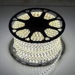 Світлодіодна LED стрічка 220v 2835 60led/m білий фото