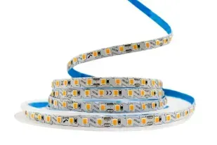 Світлодіодна LED стрічка S-type 12v 2835 120led/m ip20 теплий Преміум фото