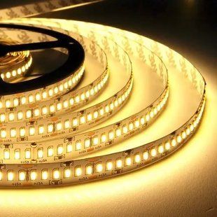 Светодиодная LED лента 12v 2835 240led/m ip20 теплый фото