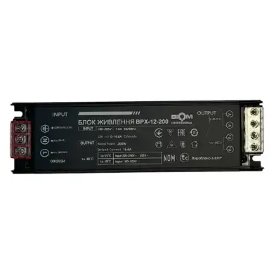 Блок живлення Professional 12v 16,7а 200w ip20 фото