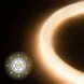 Силіконовий профіль круглий для LED стрічки 30*30мм 1м