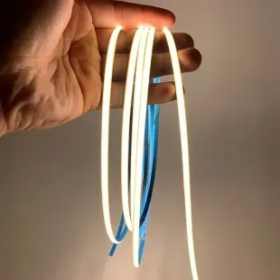Світлодіодна LED стрічка COB 12v 3мм білий фото
