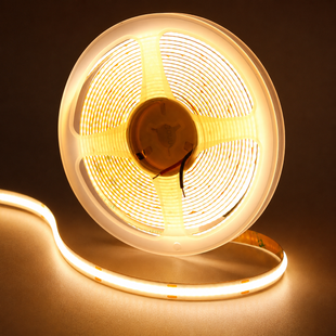 Светодиодная лента COB 12v 480led теплый фото