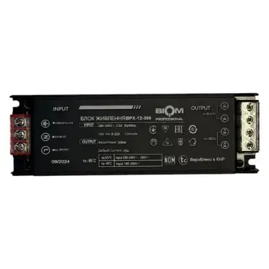 Блок питания Professional 12v 25а 300w ip20 фото