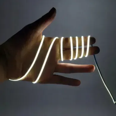 Светодиодная LED лента COB 12v 3мм белый фото