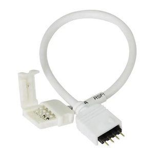 Конектор для LED стрічки №10 кліпса-провід-тато 10мм RGB фото