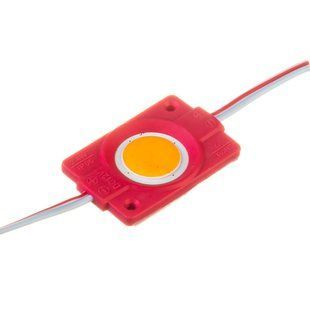LED модуль 12v COB 2,4w Красный фото