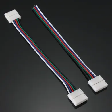 Конектор для LED стрічки №28 кліпса-провід-кліпса RGBW фото