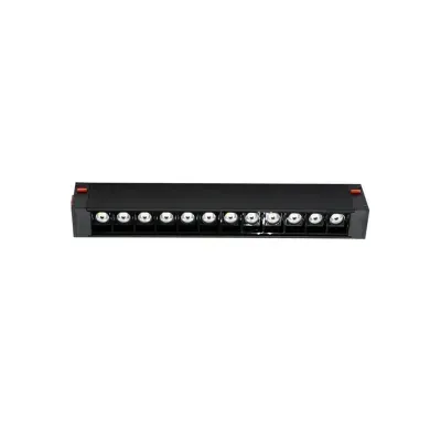 Магнітний трековий світильник 220V 12W LD 4000К, Чорний