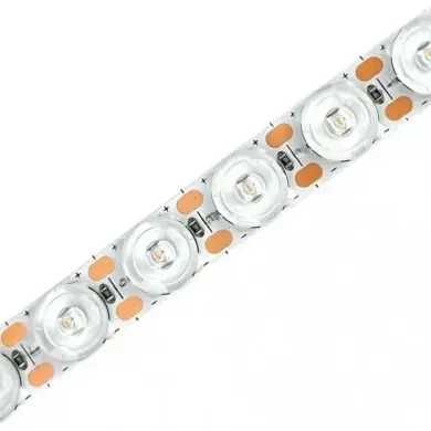 Светодиодная LED лента линзованная 24v 2835 60led белый фото