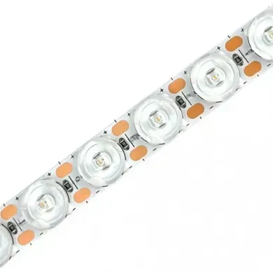 Светодиодная LED лента линзованная 24v 2835 60led 2280Lm теплый PRO фото