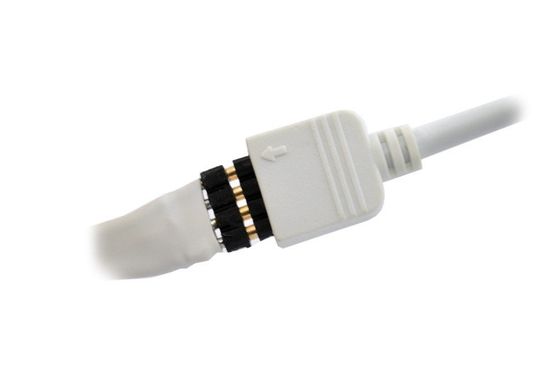Конектор для LED стрічки №10 кліпса-провід-тато 10мм RGB фото