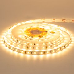 Світлодіодна LED стрічка 12v 2835 60led/m ip20 теплий Преміум фото