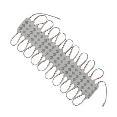 Светодиодный модуль 12v 2led 0,48w с линзой Белый PRO фото