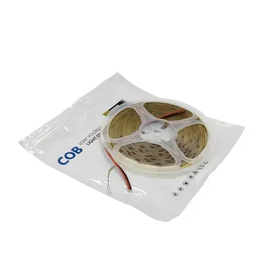 Светодиодная лента COB 12v 320д/м ip65 в силиконе белый фото