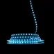 Світлодіодна стрічка S-type 24v 6mm 2835 120led/m ip20 блакитний фото