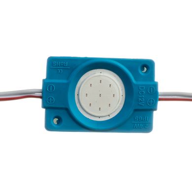 LED модуль 12v COB 2,4w Синій фото